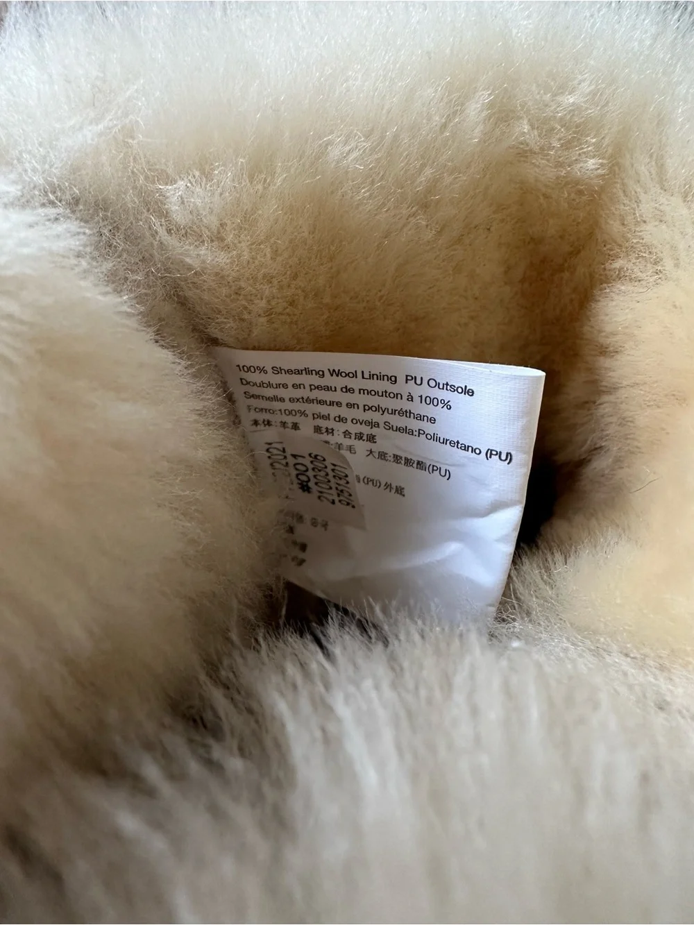 100% Shearling Wool Lined Boots Sz 7
